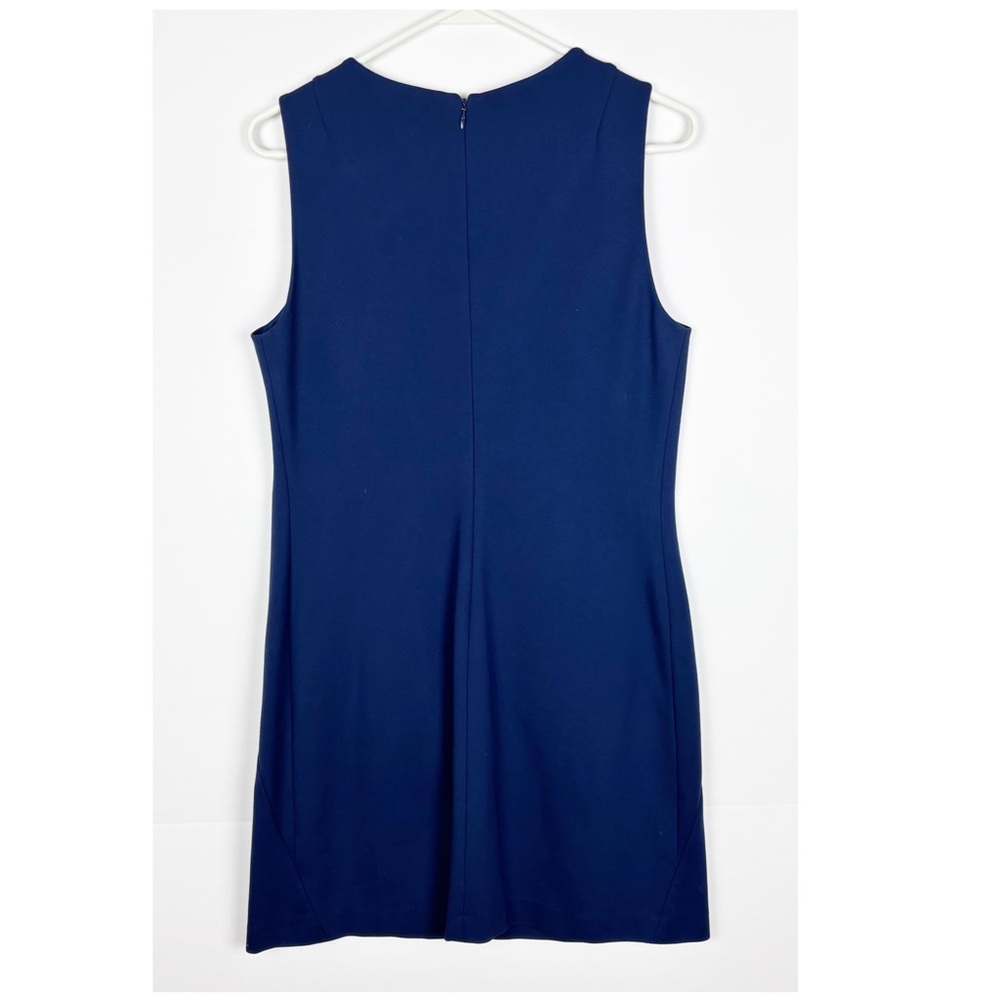 Tory Burch Brynn Dress Size Medium Navy Sleeveless Ponte - Picture 7 of 12